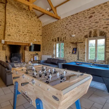 Crazy Chateaubert 28 - Heated Pool - Basket - 2h Paris - 30p Villa *