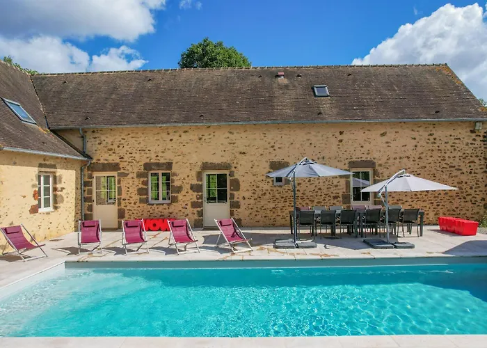 Crazy Chateaubert 28 - Heated Pool - Basket - 2h Paris - 30p *